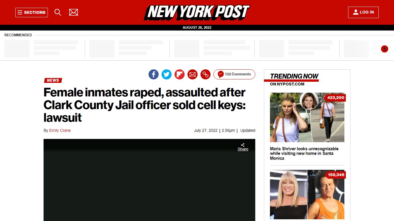 Female inmates raped after Clark County Jail officer sold cell keys ...